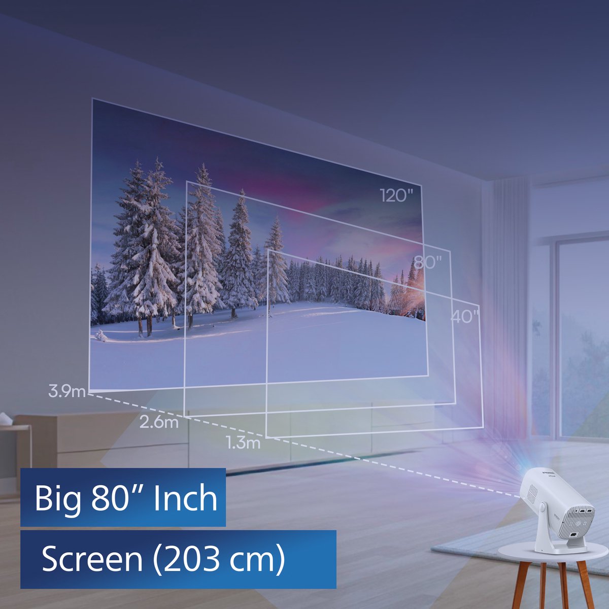 Philips NeoPix 230 Full-HD projector 80 inch