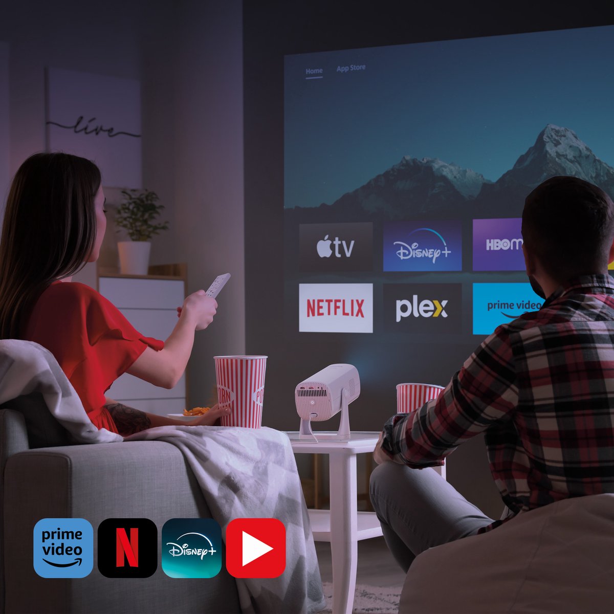 Philips NeoPix 230 Full-HD projector 80 inch