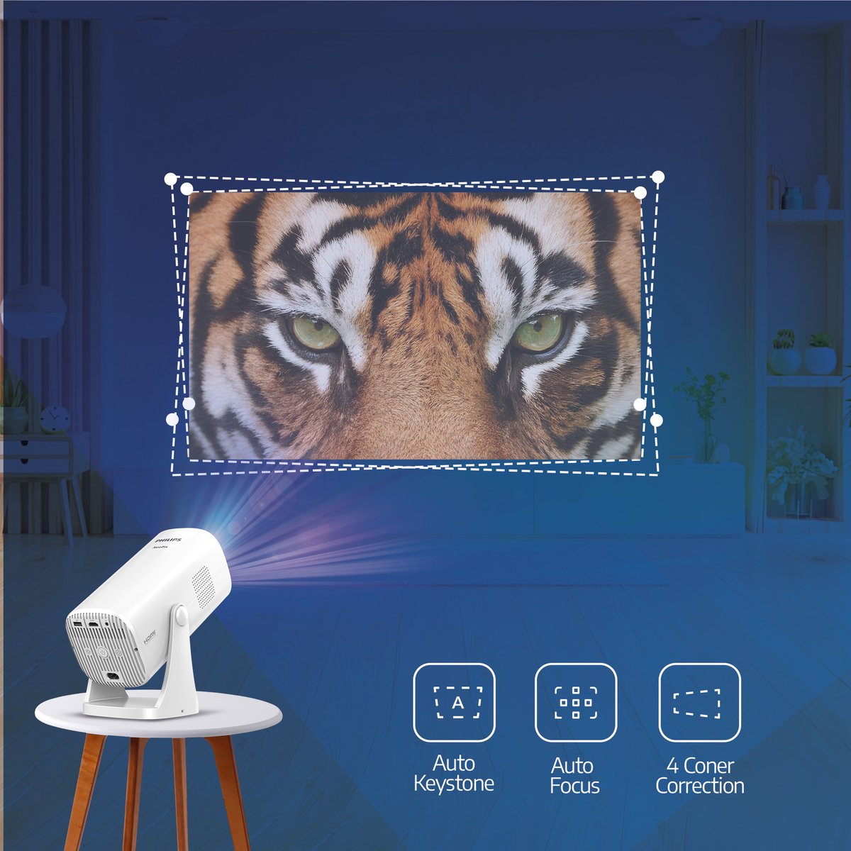 Philips NeoPix 230 Full-HD projector 80 inch