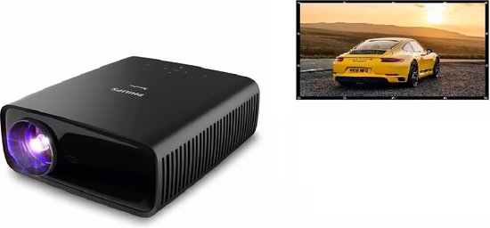 Philips NeoPix 320 Full HD LED Beamer met 100 inch scherm
