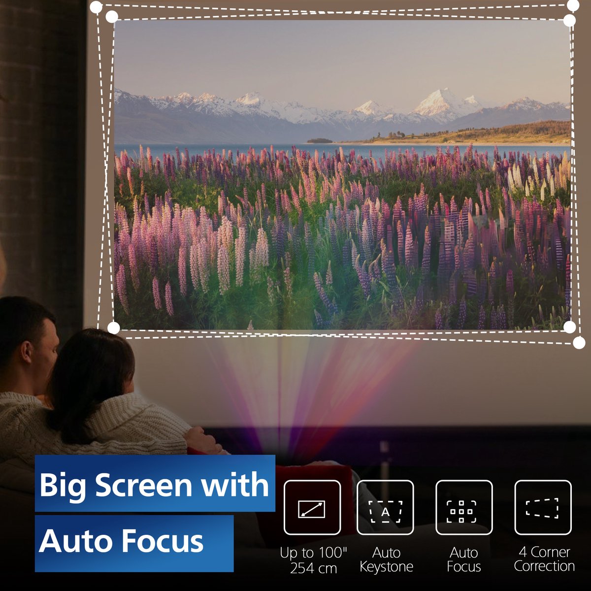 Philips NeoPix 450 Smart Full-HD projector met Google TV