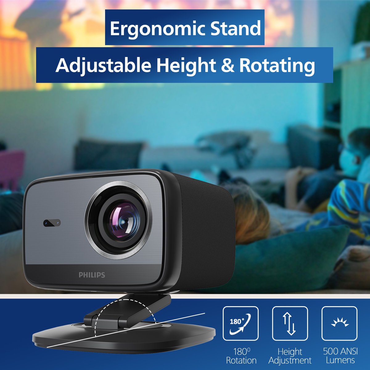 Philips NeoPix 450 Smart Full-HD projector met Google TV