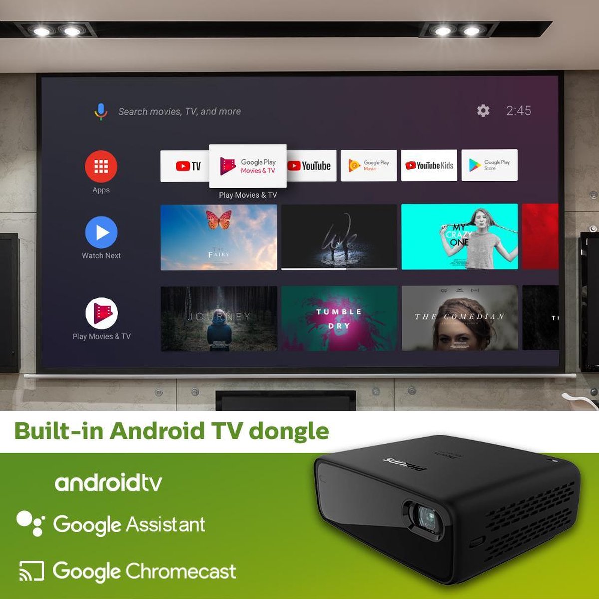 Philips PicoPix MICRO2 TV PPX360 Mini Beamer