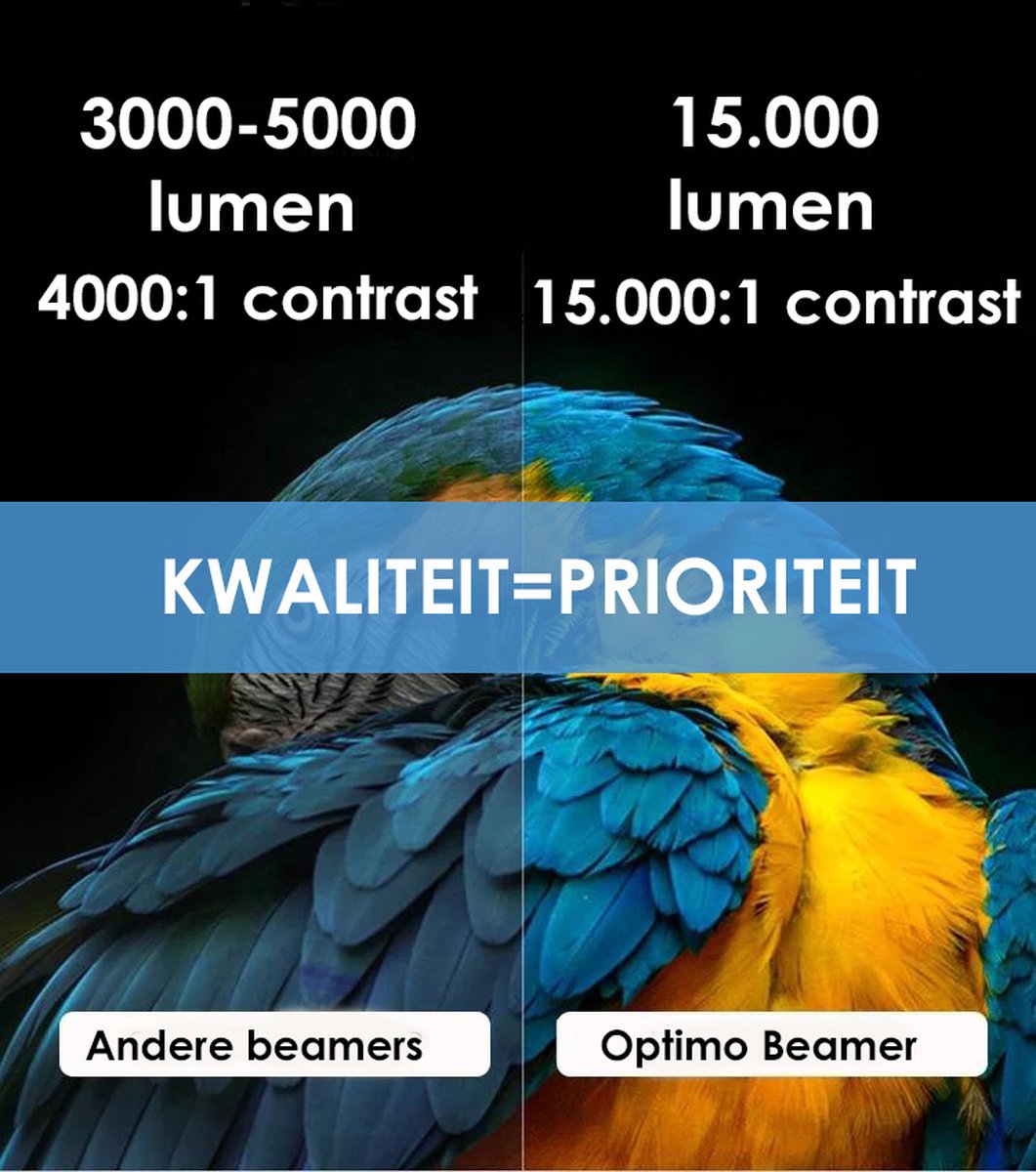 Phonergy Optimo 2025 4K Beamer Zwart