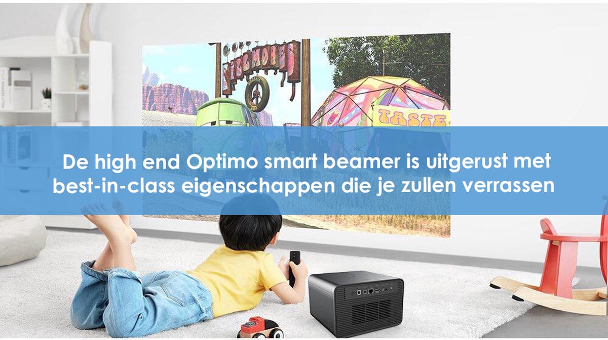 Phonergy Optimo 2025 4K Beamer Zwart
