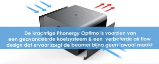 Phonergy Optimo 2025 4K Beamer Zwart