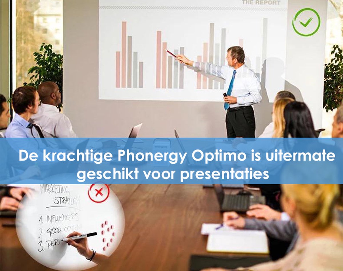Phonergy Optimo 2025 4K Beamer Zwart