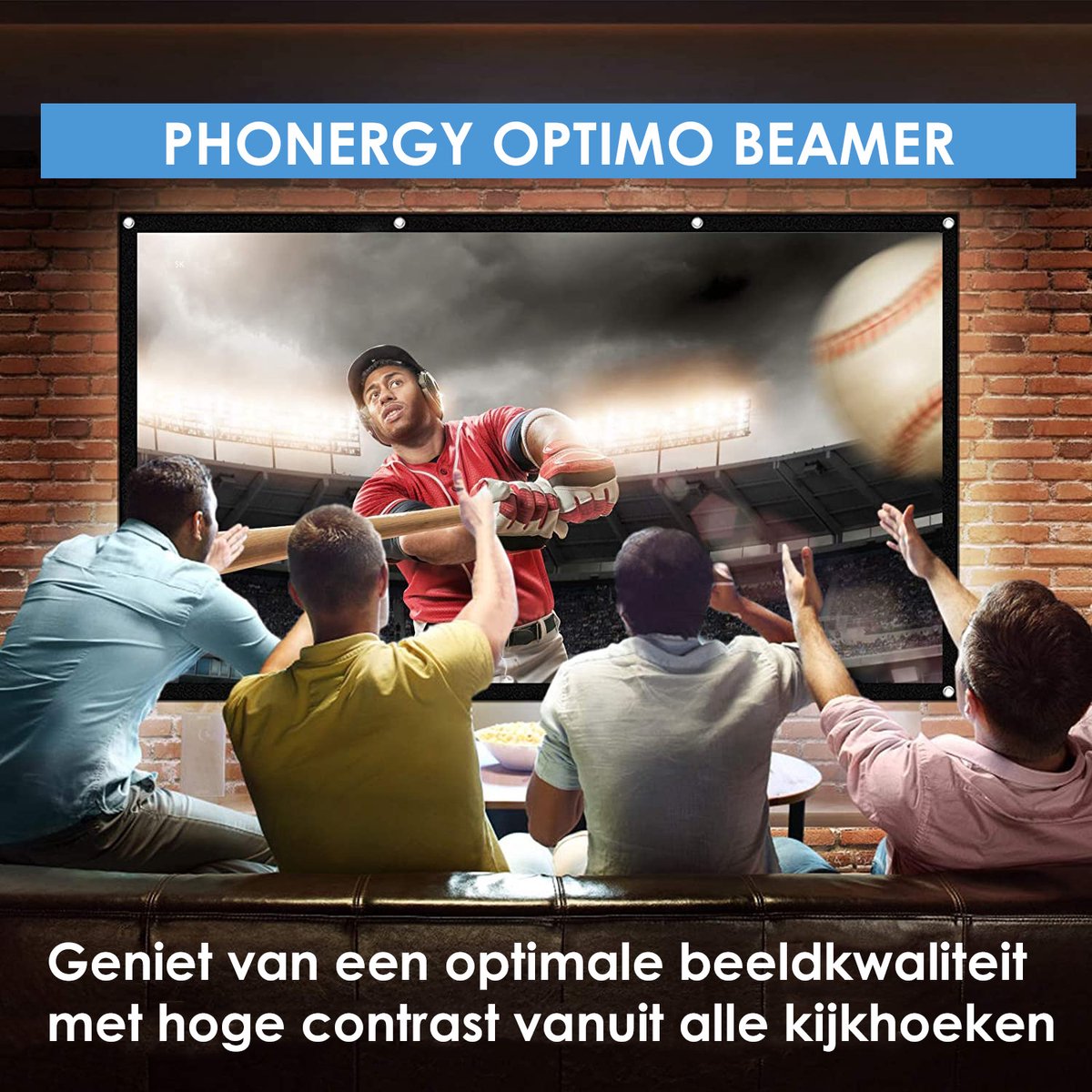 Phonergy Optimo 2025 4K Beamer Zwart