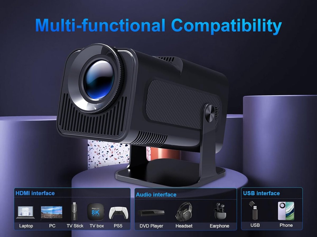 Plafondbeamer Mini Projector