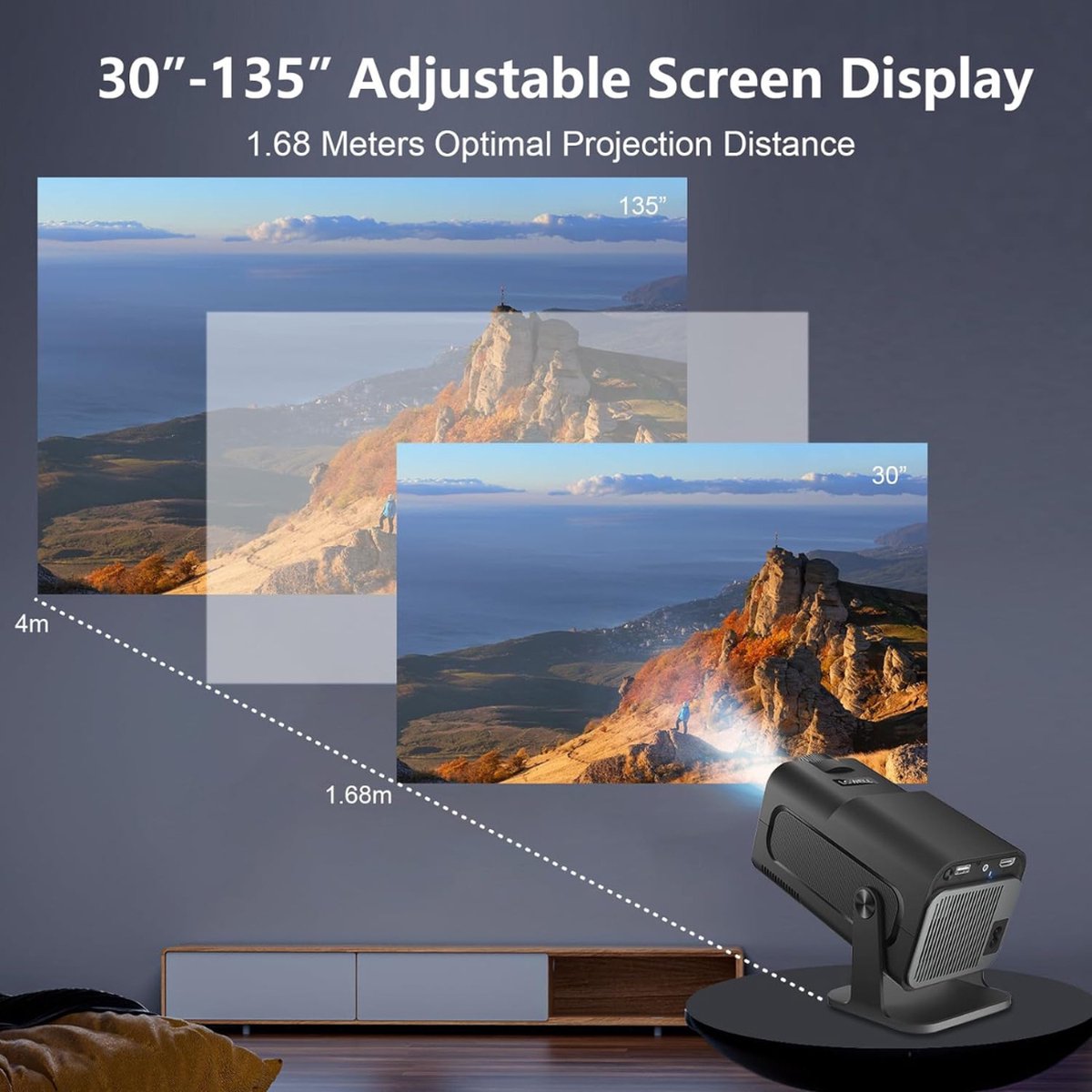 Plafondbeamer Mini Projector