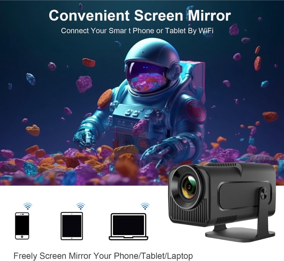 Plafondbeamer Mini Projector