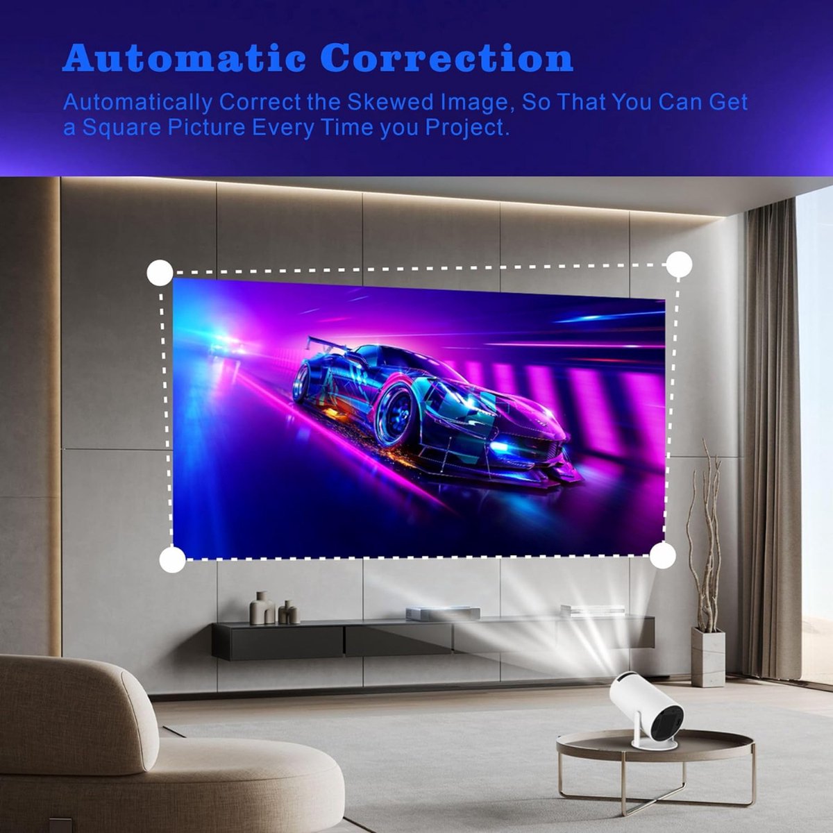 Plafondbeamer Projector Mini