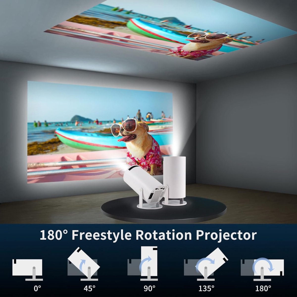 Plafondbeamer Projector Mini