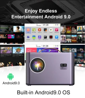 Projector Full HD 4K Beamer Android 9.0
