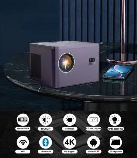 Projector Full HD 4K Beamer Android 9.0