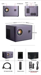 Projector Full HD 4K Beamer Android 9.0