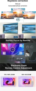 Projector Full HD 4K Beamer Android 9.0