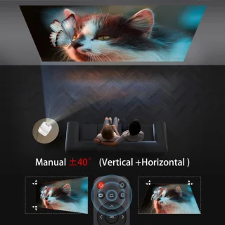 Projector Mini Beamer Draagbaar 5G Bluetooth