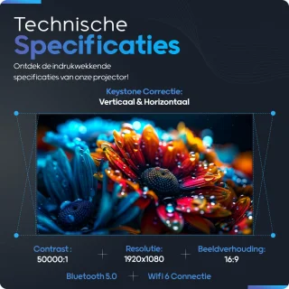Proun Mini 4K Beamer Android 11.0