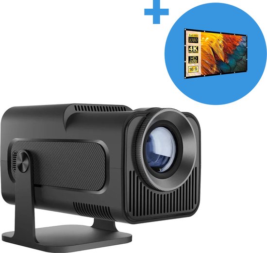 Proun Mini Beamer met 120 inch Projectiescherm Full HD