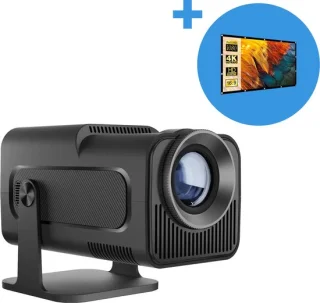 Proun Mini Beamer met 120 inch Projectiescherm Full HD