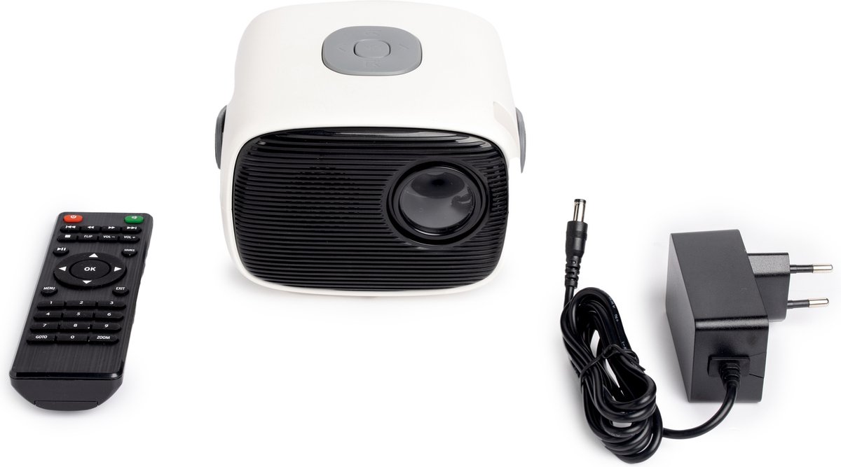 QLT Mini Beamer LED TV Projector Wit