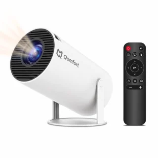 Qomfort Smart TV-projector - wit