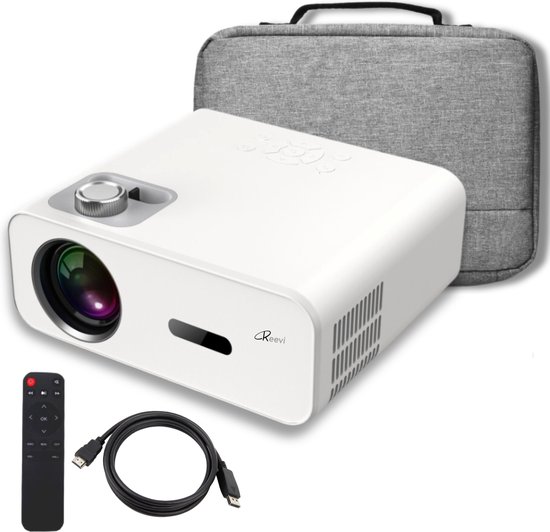 Reevi 2024 Mini Beamer 4K Model inclusief HDMI kabel