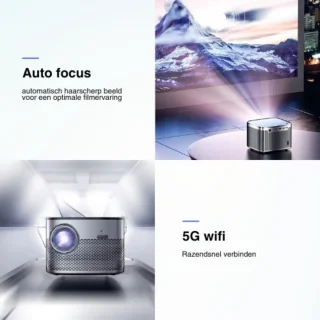 Reevi 2025 Mini Beamer 4K Projector