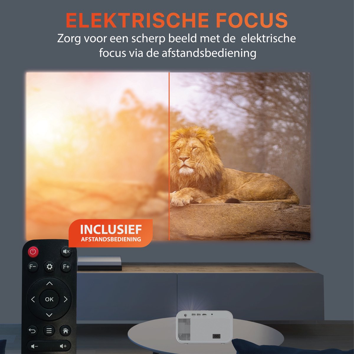Reinfort Beamer Full HD Mini Projector