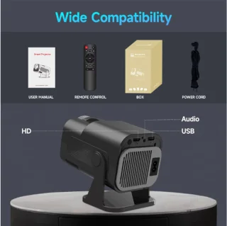 ROOTY Mini Projector - Draagbare Beamer Zwart