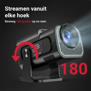 Runtaro Mini Beamer Full HD 1920x1080P 4K WiFi Bluetooth