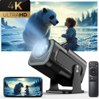 Runtaro Mini Beamer Full HD 1920x1080P 4K WiFi Bluetooth