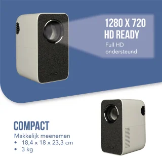Salora 45BHM2550 Mini Beamer 720p Wit