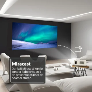 Salora 51BFM3850 LED projector 1920x1080 wit