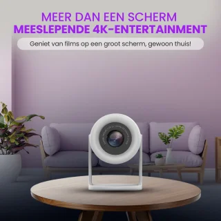 Samorite 4K Mini Beamer Full HD Projector