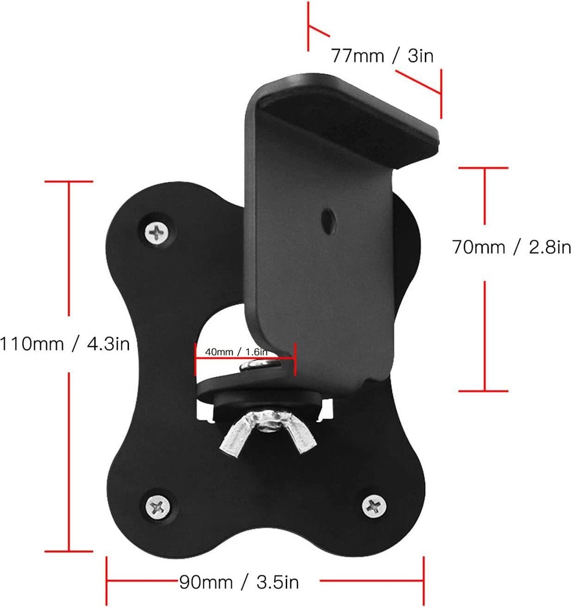Samsung Metalen Luidspreker Wandmontagebeugel Kit voor HW Q930B/Q930C/Q990B/Q990C/SX Q990B