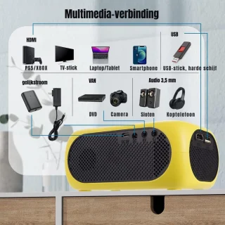 SCH® Draagbare Beamer - Projector