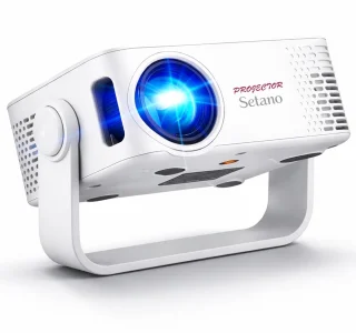 De Setano® Mini Beamer - Wit in één oogopslag