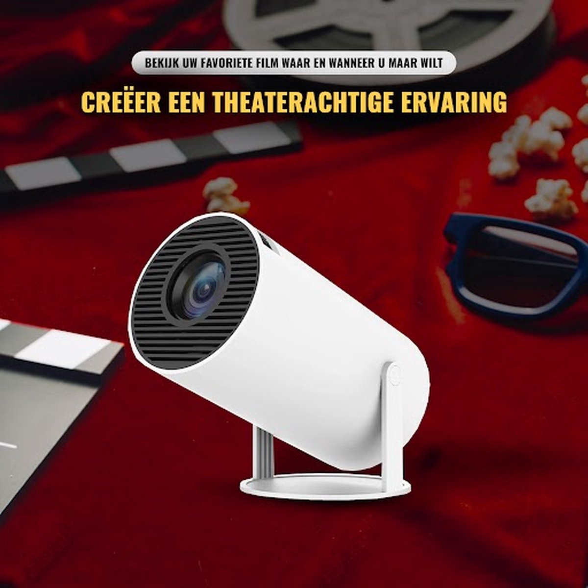 SEZGoods S1 Pro Mini Beamer Smart Projector 4K