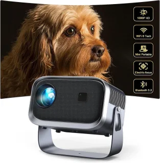 Smart Beamer 4K Mini Projector Bluetooth Wifi Android Airplay
