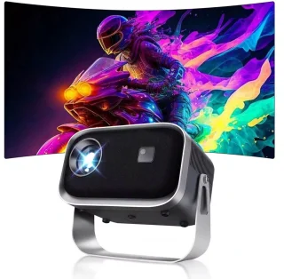 Smart Beamer 4K Mini Projector Bluetooth Wifi Android Airplay