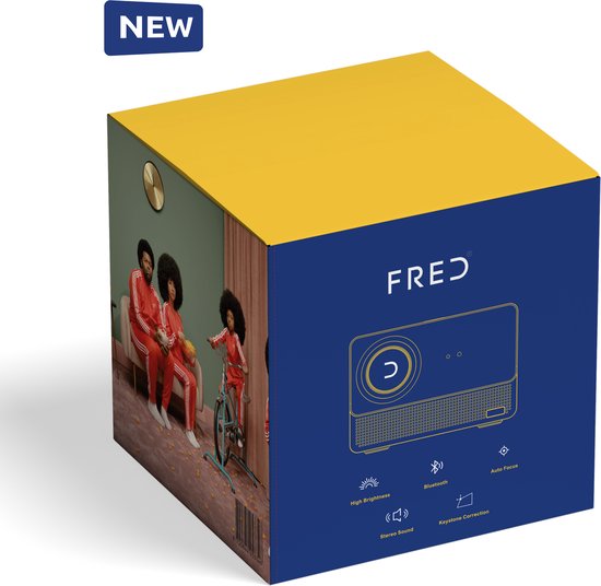 Smart Beamer FRED Full HD Projector 2024 - Android 11