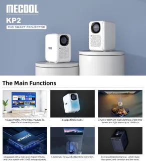 Smart Beamer Projector Netflix Certified Linux