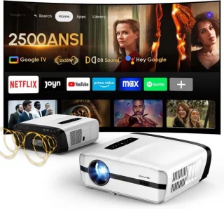 SnelShoppen 4K beamer projector met Google TV