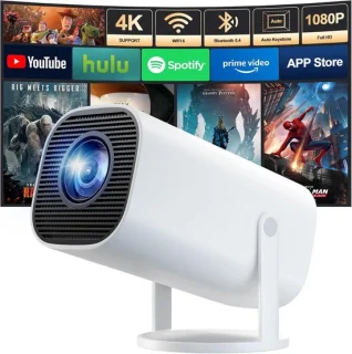 SnelShoppen 4k full hd 1080p mini projector
