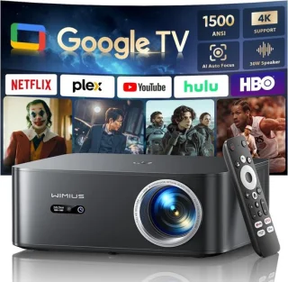 SnelShoppen 4k home theater projector met Google TV