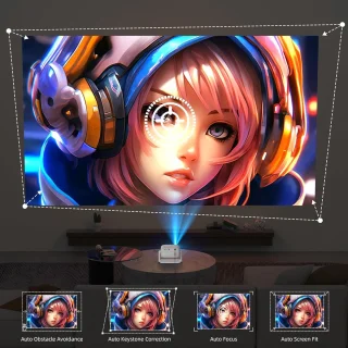 SnelShoppen 4K projector 1080p slimme videoprojector