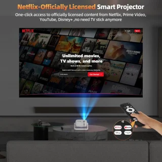 SnelShoppen 4K projector 1080p slimme videoprojector