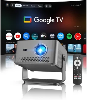 SnelShoppen beamer met Google TV Stick